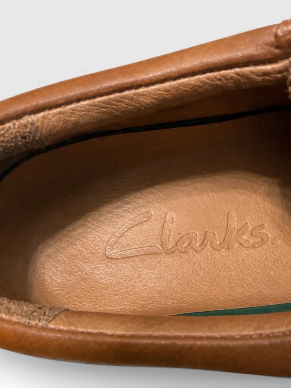 Clarks Men’s Leather Comfort Oxford Shoes Brown Lace Up Active Air Size 8 M